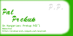 pal prekup business card